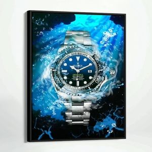 Rolex 8 1/2"x11" Framed Wall Art